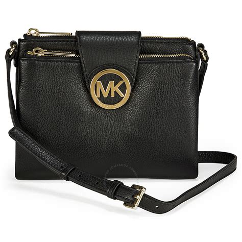 michael kors large fulton crossbody zwart|Michael Kors Fulton Large Crossbody in Black .